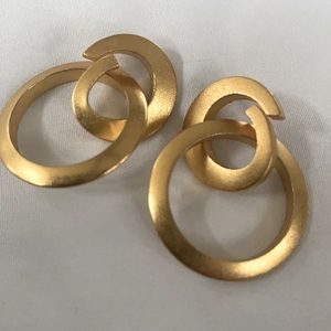 Matte Gold Earrings